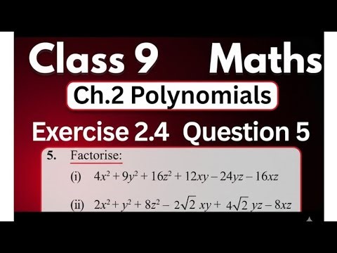 Class 9 Maths | Ex.2.4 Q5 | Chapter 2 | Polynomials | New NCERT | Sanskar Math Magic 9