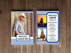 Western Graduation Invitation Template, Rustic Senior Announcement, Graduation Party Template, Aztec Graduation Invitation Template GR103 - Etsy UK