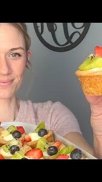 How to make easy Fruit Pizza Cups! Perfect for Easter!