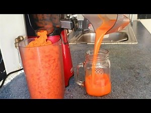 How To Make Carrot Juice With Juicer Machine | Yeteme