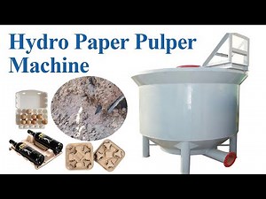 Marvels of Pulp Making Machine in Egg Tray Manufacturing Process! Paper Pulper in Egg Tray Making