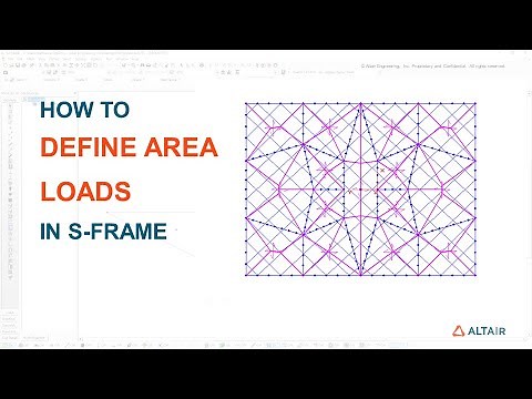 S-FRAME Tutorial Series #14 - Applying Area Loads