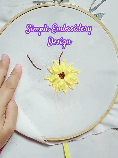 Ribbon Embroidery Tutorial that Easy to Follow