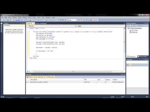 Visual Basic Programming Tutorial #6 IF THEN ELSE Statements