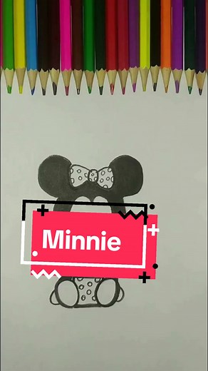 Como desenhar a Minnie Mouse de forma fácil