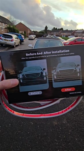 Modern Car Bonnet Lights for Night Driving