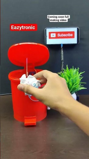 Automatic Smart Dustbin using Arduino Uno #smartdustbin #automatidustbin #arduinoprojects #arduino