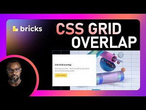 Easily overlap content with CSS Grid in Bricks Builder | WordPress Tutorial