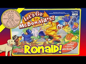 How To Play The Game Let's Go To McDonald's! Game - Happy Meal Toys!