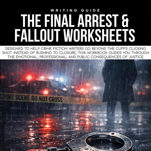 Police Thriller Worksheets, Crime Fiction Writing, Police Procedural Writing, Thriller Ending Writing, Crime Novel Writing - Etsy Australia