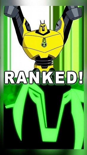 Armodrillo Transformations Ranked Worst to Best for Ben 10! #ben10 #ranked #fyp