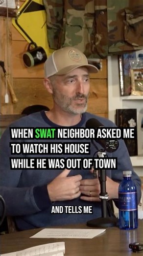 When SWAT Neighbor asked me to watch his house while he was out of town