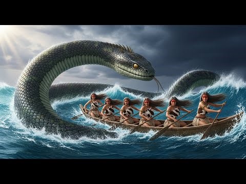 Secret Women Tribe of the Amazon Fight to Save a Massive Anaconda!