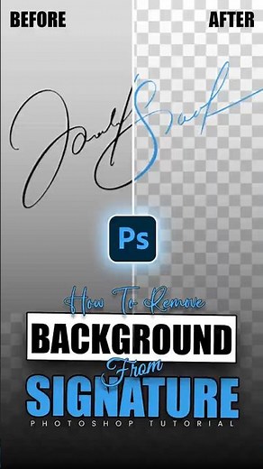 Photoshop 2026: Remove Signature Background in Seconds!