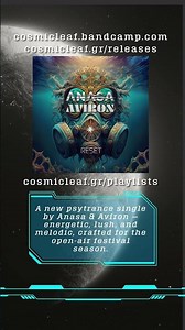 A new psytrance single by Anasa & Aviron — energetic, lush, and melodic,
