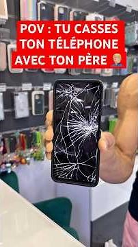 POV: YOU BREAK YOUR PHONE WITH YOUR DAD 🤦🏼‍♂️ #sister #humor #sketch #dad #joke #phone