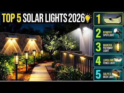 Top 5 Best Solar Outdoor Lights 2026 💡 Solar Outdoor Light Review & Buying Guide!