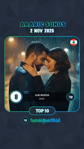 TopArabicMusicOfficiall | Top 10 Arabic Songs on Youtube - Week of Nov 2, 2025 🔥 Watch Full Top 20 on Youtube Channel 🎶TopArabicMusicOfficiall🎶 #arabic #music... | Instagram