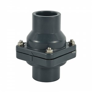 [Hot Item] Engineering Grade PVC Flap Check Valve Drain Pipe Plastic Swing Check Valve for Agriculture