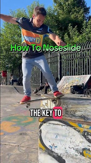 How to noseslide on a skateboard