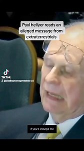 PAUL HELLYER READS AN ALLEGED MESSAGE FROM EXTRATERRESTRIALS Copyright © Epidemic sound #fyp #fypp #foryoupage #foryoupageofficiall #smarttokviral #johnboyscreepycontent416 #tiktokviralvideo #tiktokviral #paranormal #paranormalactivity #viral #aliens #ufos #paulhellyer #extraterrestrials | Sylvester Roark