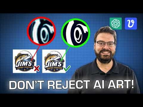 Clean Up AI Art for Print: ChatGPT + Vectorizer