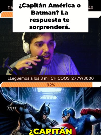🔥Capitán América VS Batman🤯 ☕Capitán América o Batman¿Quién gana? 🫡 #dc #batman #capitanamerica #marvel