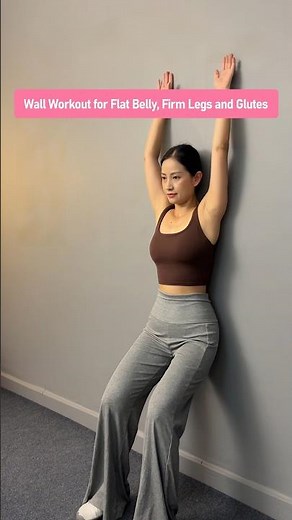One Wall, 4 Powerful Exercises to Sculpt Your Waist, Legs, Glutes and Upper Body