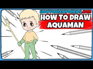 How to draw Aquaman