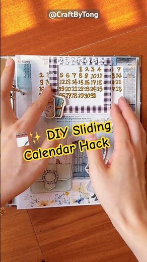 DIY Perpetual Calendar: The Ultimate Hack for Journals & Planners! 🗓️ #diy #journal #papercrafts