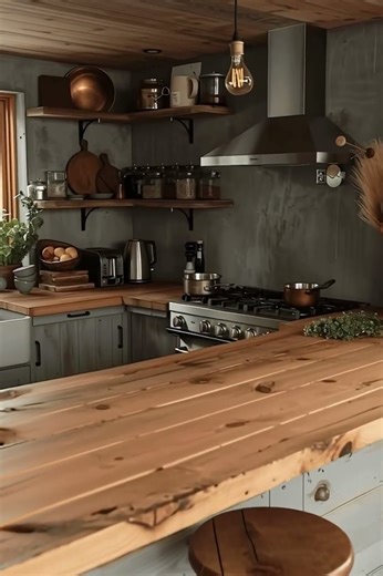Rustic Wood Kitchen Design | Natural, Raw & Beautifully Crafted