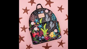 5.5K views · 445 reactions |  We got no troubles, life is the bubbles. Under the sea... 隆‍♀️⭐ The #LittleMermaid Mini Backpack available exclusively at Box Lunch: https://bit.ly/2IfVMkx | Loungefly | Facebook