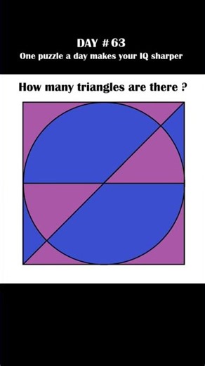 can you find how many triangles are there ? 🔥🧠 #triangle