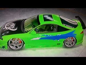 Midnight Club Los Angeles - The Fast and The Furious Brians Mitsubishi 1999 Eclipse GSX Tuning HD