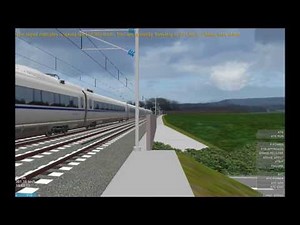 OpenBVE HD EXCLUSIVE: China Railways Highspeed CRH380BL Fly Bys @ 380 km/h