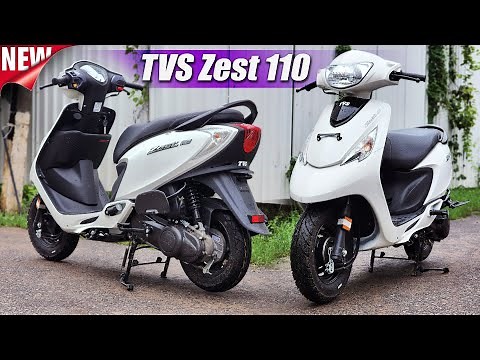 2025 TVS Zest 110 Scooty Pearl White, On Road Price, Mileage, Features