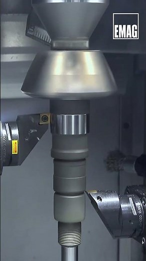 ⚙️ Shaft machining in record time? The EMAG VT 2 makes it possible! #shorts