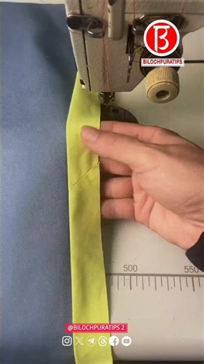 Simple method of splicing edging strips