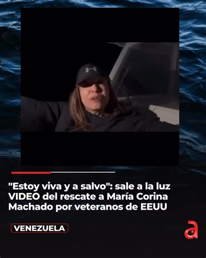 Franklin Virguez on Instagram: "Este fue el video que salva la vida de @mariacorinamachado en alta mar para que fuera indentificada por los Marines y hubiese dudas. La maniobra, denominada «Operación Dinamita Dorada», permitió el traslado clandestino de la Premio Nobel de la Paz el pasado mes de diciembre, logrando evadir los puntos de control y la vigilancia de las fuerzas de seguridad del régimen chavista antes de la captura de Nicolás Maduro. La organización sin fines de lucro Grey Bull Rescu