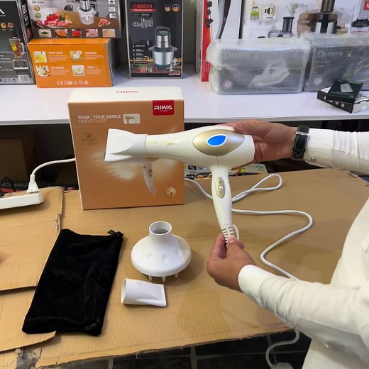 Lot Imported Riwa Digital Hair Dryer - Call or whatsapp at 0310-0009020 | Afridi Imports - Since 1993