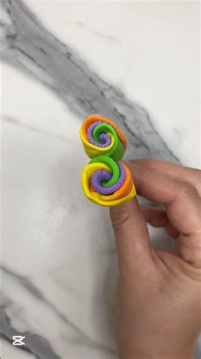 Rainbow Rose From Polymer Clay – So Satisfying!