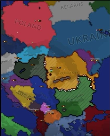 Romania vs Hungary & Bulgaria #romania #war #agesofconflict #viral #viralvideo #jurassicworld