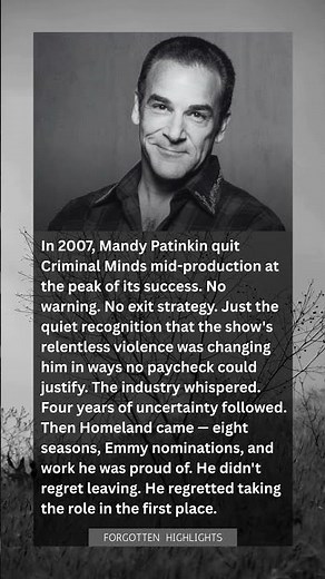 "He Walked Away From 16 Million Viewers Mid-Season. The Industry Called It Career Suicide"