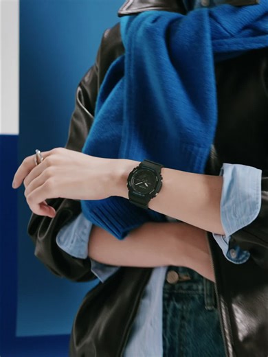 卡西欧BABY-G GMA-P2100BA-2APR酷范藏青电子表开箱评测！女生戴真的超有型，好用吗？值得推荐吗？