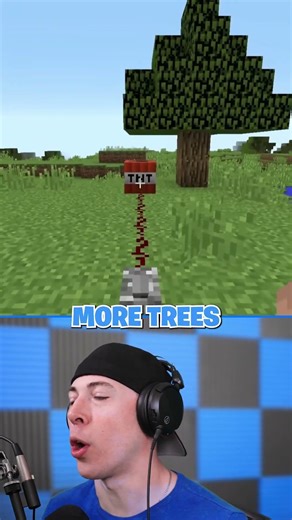 Destoryed Minecraft Trees!