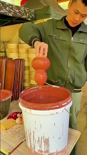 Dipping Gourd in Red Lacquer, Live Demo of Traditional Craft