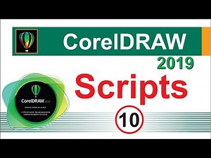 How to Record Scripts in Corel Draw 2019 tutorial by, Amjad Graphics