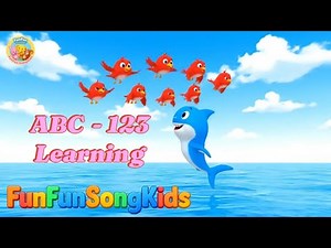 123 - ABC Learning Song for Kids 👶 | Fun Numbers & Alphabet Dance for Preschoolers
