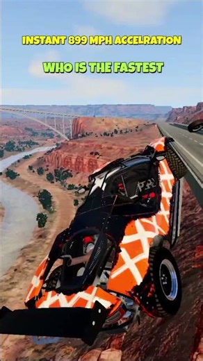 Extreme 899 MPH Instant Acceleration – Racing Car Destruction Test | BeamNG.drive