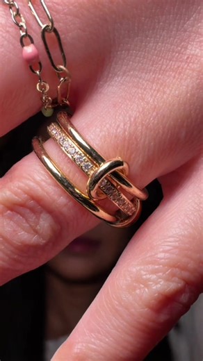 The perfect stackable ring @PAVOI #pavoi #pavoijewelry #stackablerings #rings #ringstack